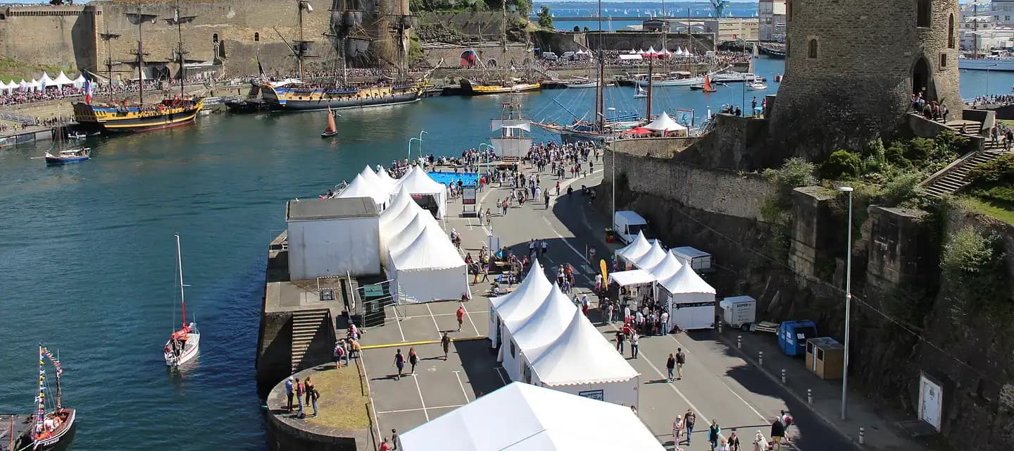Château et Tour Tanguy : vue de Brest
