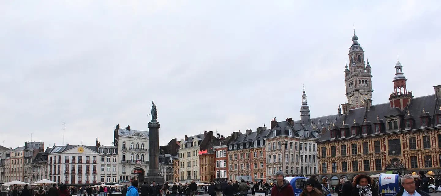 Grand Place Lille 1 : vue de Lille